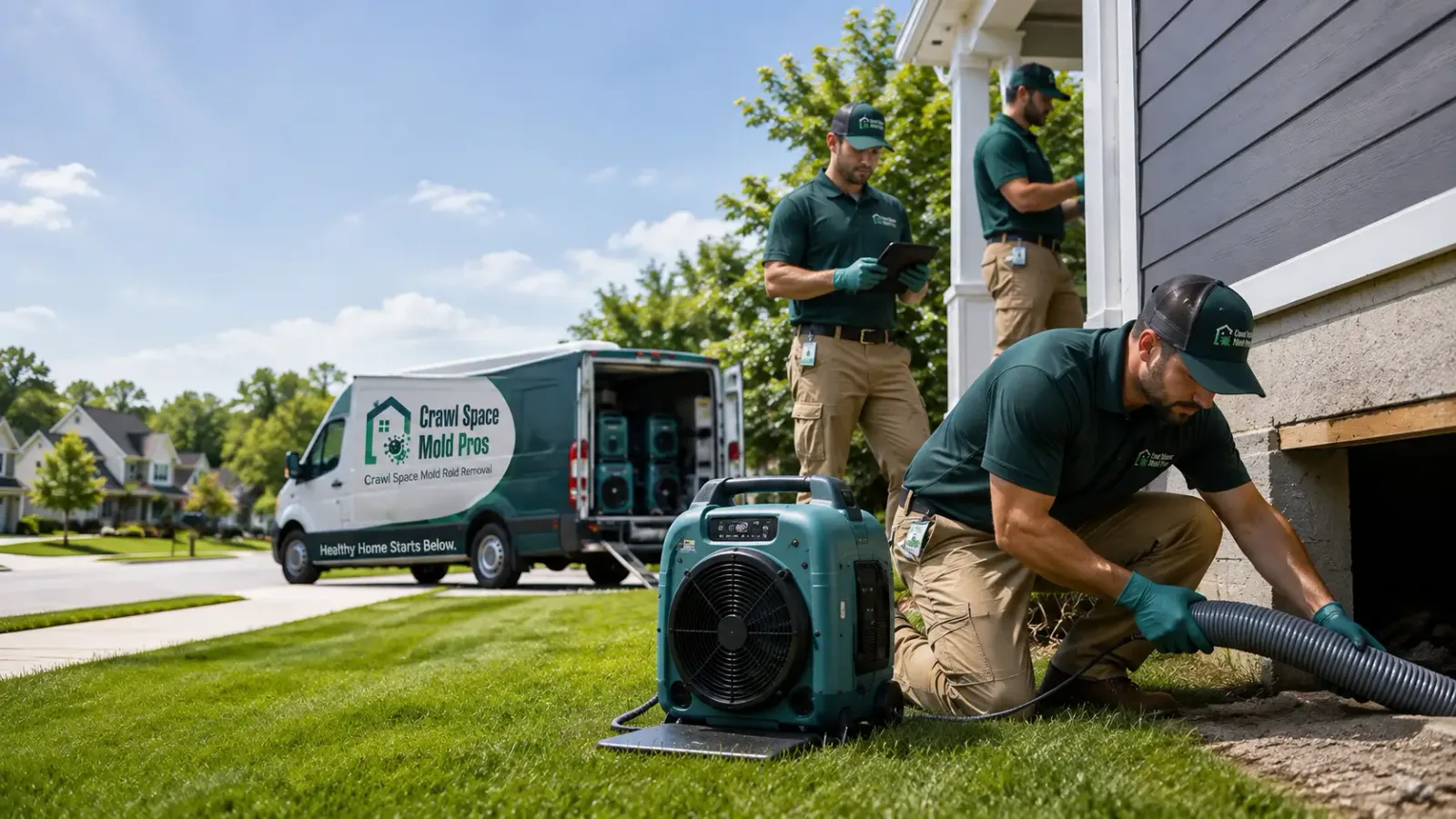 Crawl Space Mold Removal in Luther, IA